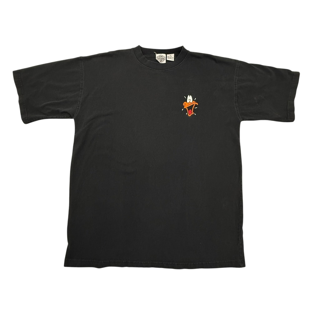 Acme Clothing Co Daffy Duck Shirt Men's XL Vintage 90s Looney Tunes‎ Embroidered